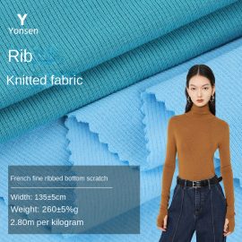 Y323-8#French fine ribbed bottom fleece
